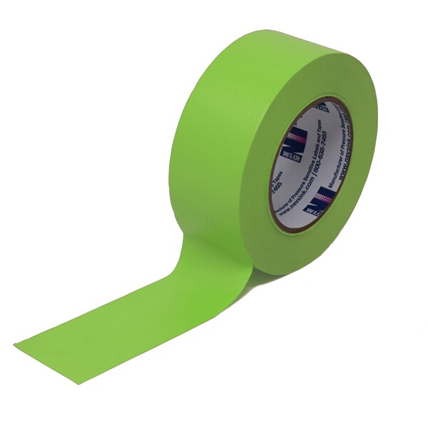 2" wide x 60yd Lime Labeling Tape